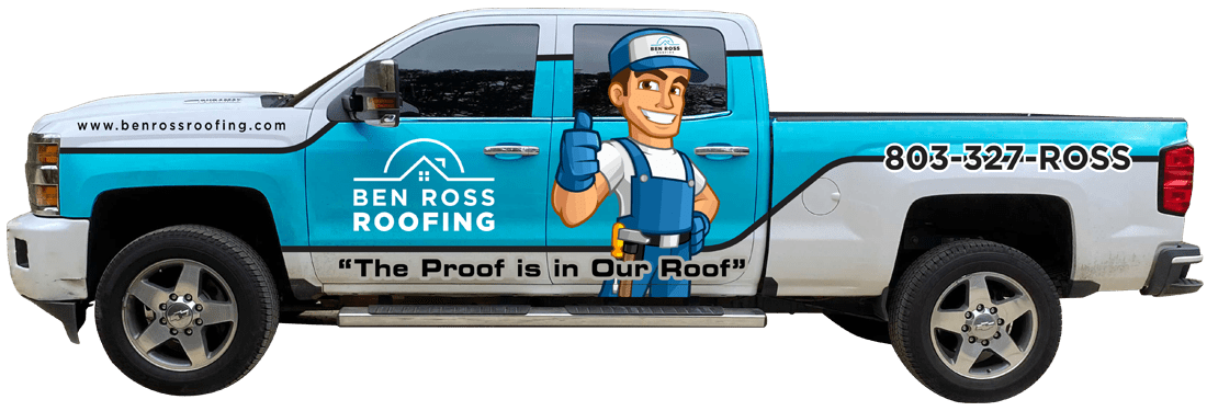 Ben Ross Roofing | Rock Hill, South Carolina | company truck for Ben Ross Roofing